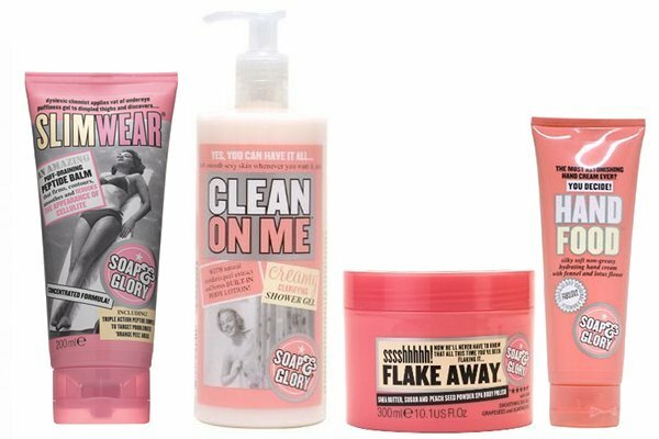 WIN Soap & Glory products